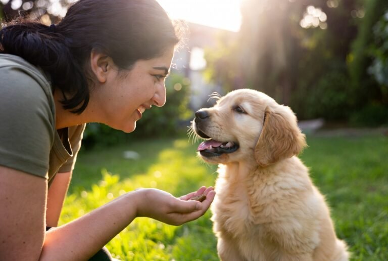 How to Teach a Puppy Its Name with positive reward-based training
