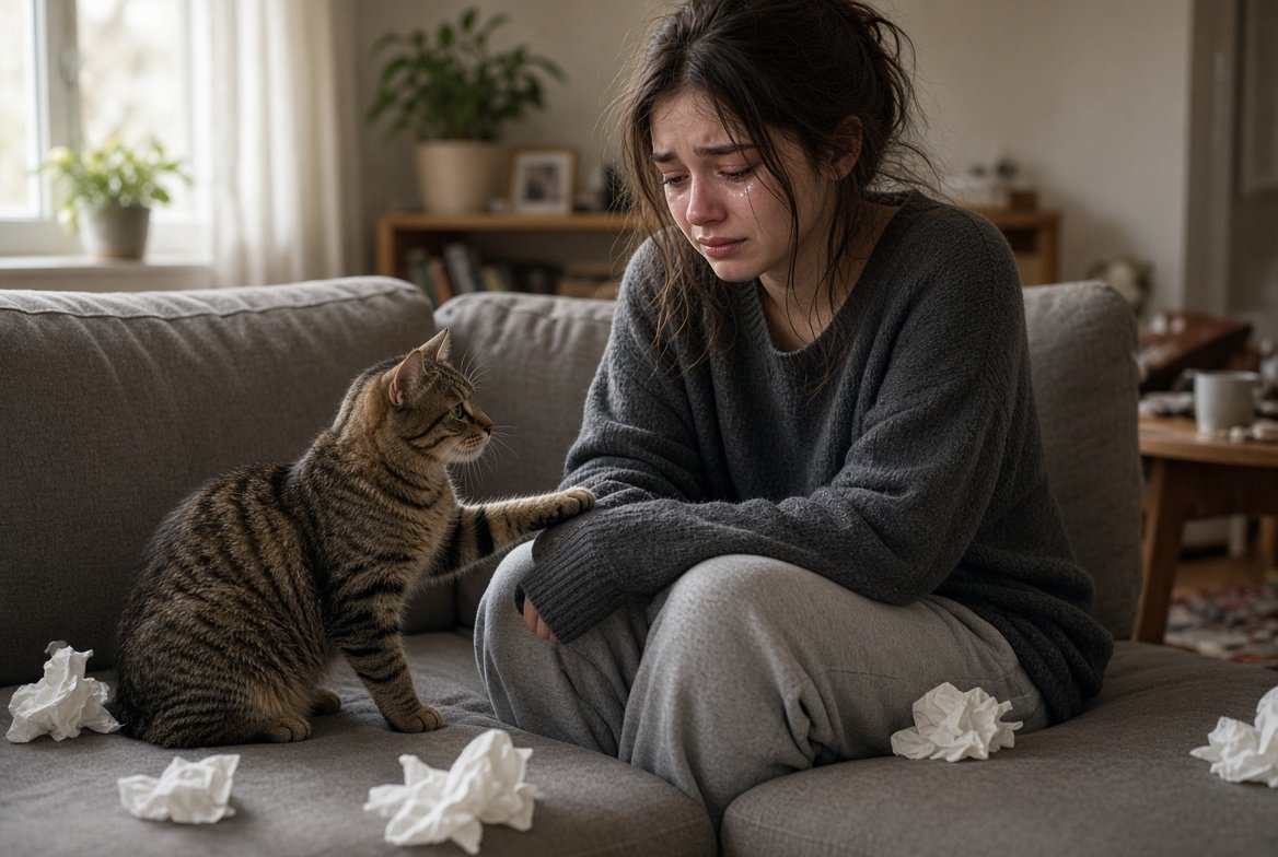 Why Does My Cat Come to Me When I Cry? 7 Sweet Reasons